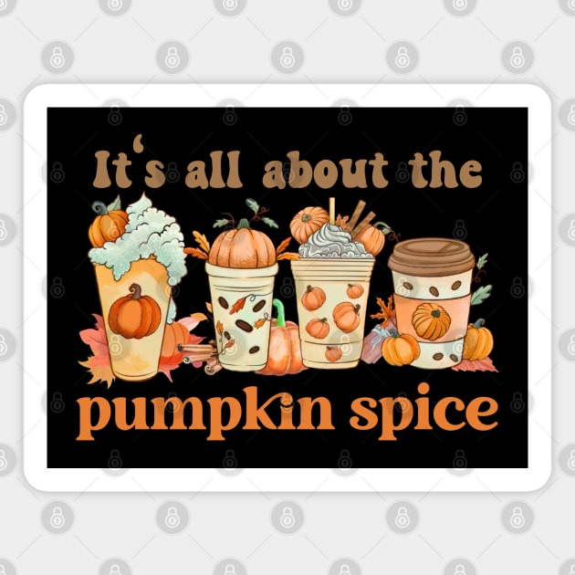 Pumpkin Spice Latte Magnet by TsunamiMommy